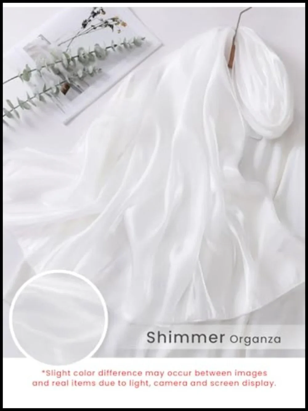 Sheer Silky Organza Shimmer Shawl Wrap for Evening Dresses Wedding Party